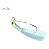 Isca Artificial Lori Jig Anti Enrosco Rabuda 16gr Cor Cor Branca