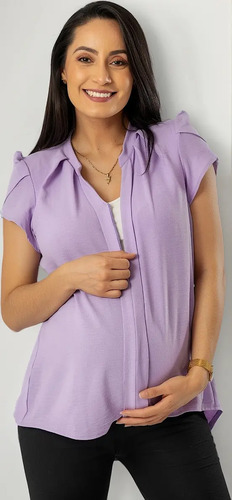 Blusa De Embarazo Y Lactancia - Maternidad - Mama Cacao
