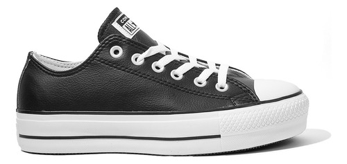 Zapatilla Converse Chuck Taylor Ox Lift Cuero Ne Mujer Rcmd 