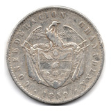 1 Peso 1859 Bogotá Confederación Granadina Plata