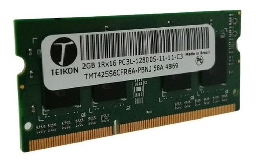 Kit Memória 4gb Ddr3 (2 Pentes 2gb Ddr3l Pc3l Para Notebook)