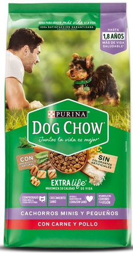 Dog Chow Cachorros Minis Y Pequeños 4 Kg 