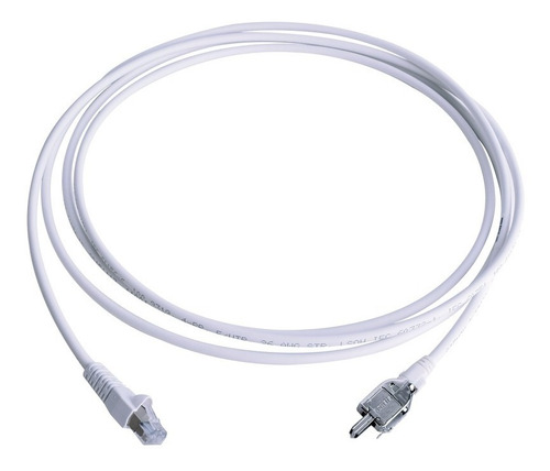 Patch Cord Cable Parcheo Red Utp Cat 5e 3 Metros Blanco