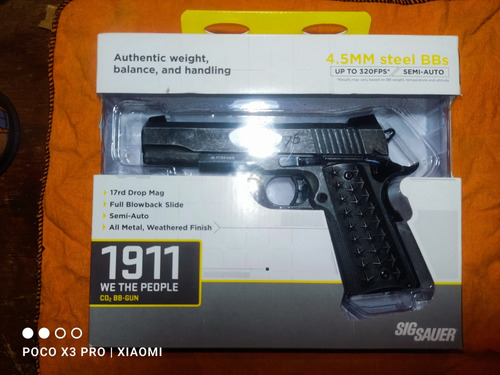  Pistola Sig Sauer 1911 We The People 4.5mm Co2