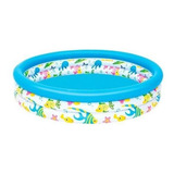 Pileta Inflable Fondo Del Mar 122x25cm Bestway Para Bebes