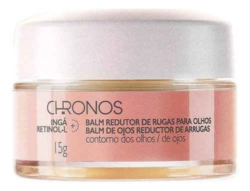 Balsamo Crema Facial Reductor De Arrugas Chronos Natura 15g
