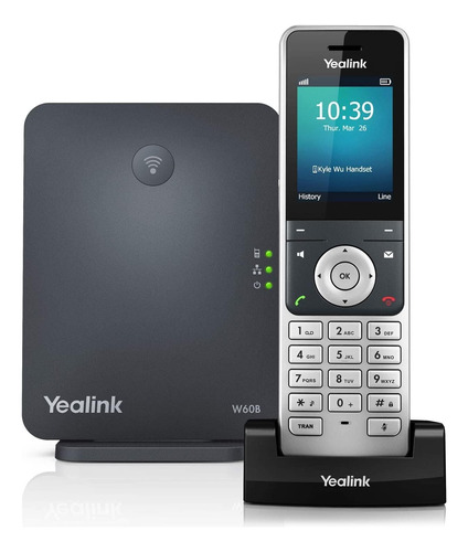 Paquete De Base Y Teléfono Dect Yealink W60p (renovado...