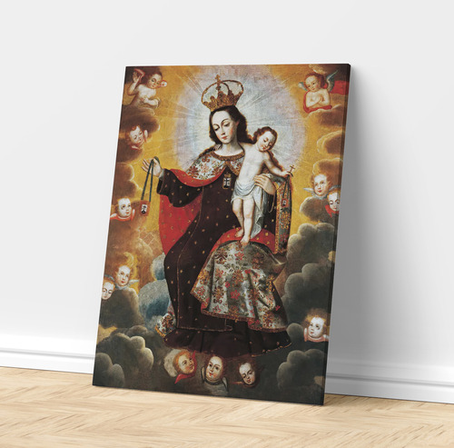 Cuadro Decorativo Canvas 50x40 Cm - Virgen Del Carmen 