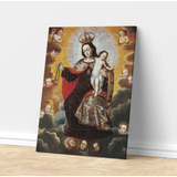 Cuadro Decorativo Canvas 50x40 Cm - Virgen Del Carmen 