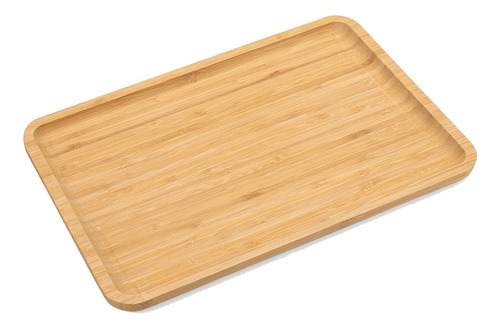 Bandeja Travessa Bambu Para Servir Ou Petisqueira 25x18cm