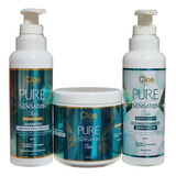 Cloe Pack Clear Shampoo, Acondicionador Y Mascara 500 G