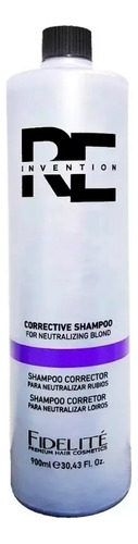 Fidelite Shampoo Matizador Corrector Violeta Rubios 900 Ml