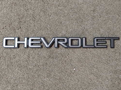 Emblema Letras Chevrolet Luv Dmax Compuerta Tipo Original  Foto 3