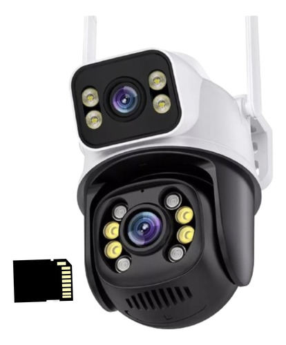 Camera Segurança Externa Rastreamento Zoom A28b + Cartão64gb