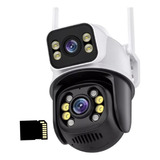 Camera Segurança Externa Rastreamento Zoom A28b + Cartão64gb