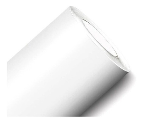 Adesivo Vinilico P/ Envelopamento Recorte Branco 6m X 50cm Cor Branco Fosco