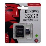 Kingston Memoria Micro Sdhc 32gb 80mb C10 Adap Sd Sdc10/32gb