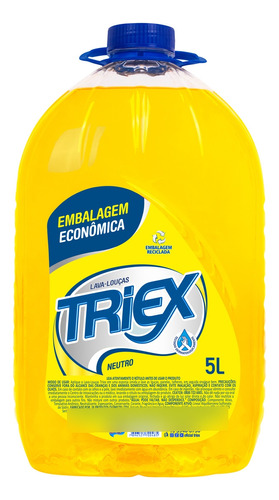 Detergente Líquido Triex 5l Neutro Atacado Revenda Barato