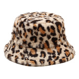 W Gorro Pescador Adulto Sudadera Cálido Leopardo 5261