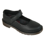 Zapato Escolar De Niña Junior Negro (23 A 29)