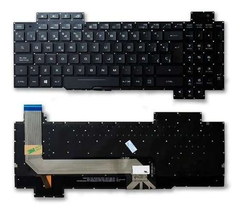 Teclado Asus Rog Strix Gl503 Gl703 Gl503v Gl503vd Gl503vs 