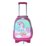 Maleta Morral Unicornio 5d Doble Llanta