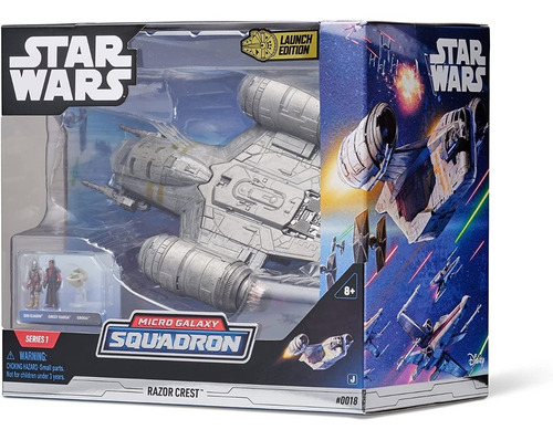 Disney Star Wars Squadron Razor Crest + Micro Figuras 