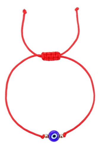 Pulsera Hilo Rojo Ojo Turco Protectora Envidia Unisex X2