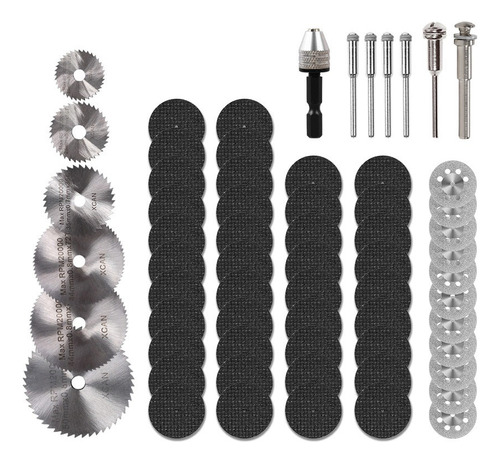 Kit Discos Corte Sierra Hss Para Mototool Taladro 60pcs