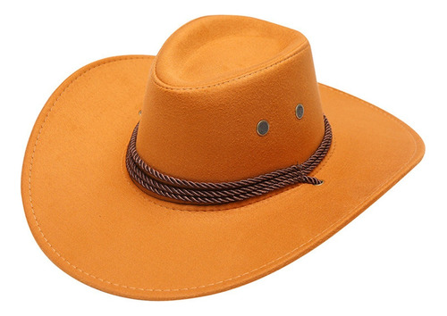 Sombrero Cowboy / Cowgirl Gamuzado Estilo Verano