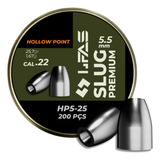 Chumbinho Slug Premium 5.5mm 1,67g - 25gr Pcp 200pcs - Lfas