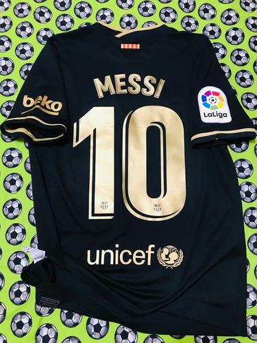 Jersey Visita Nike Fc Barcelona 2020 2021 Lionel Messi M