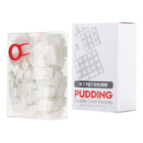 Pbt Pudding Keycaps 108 Teclas Translúcido Branco