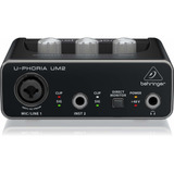 Behringer Um2 Interfaz Audio 2 In/ 2 Out 1 Mic Xenyx 48khz