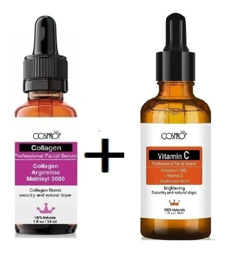 Combo Colágeno + Vitamina C 20% Pós Bbglow Dermaroller