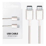 Cable Usb Tipo C A C 40w Para Samsung Cargador Caga Rapida