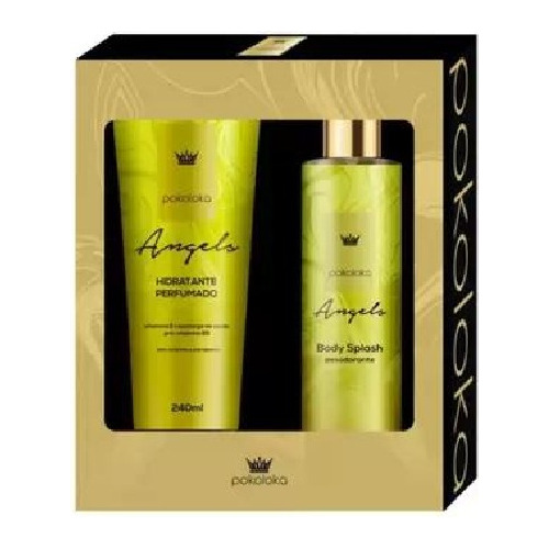 Kit Pokoloka Angels Hidratante 240ml E Body Splash 250ml