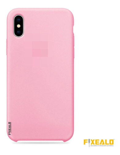 Funda Silicon Compatible iPhone + Mica Completa Protector