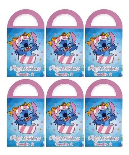 Bolsas Para Sorpresa O Dulces Stitch Personalizadas