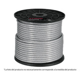 Cable Flexible Acero 3/32' Recubierto Pvc 75 M 44226