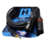 Cable Audio 3.5 St A 2xlr Canon Macho Harden Cph-173 Ygriega