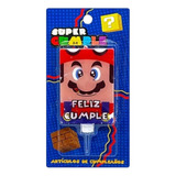 Vela De Super Mario Bros Para Cumpleaños