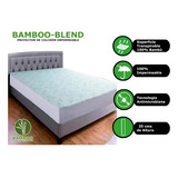 Cubre Colchon Forro Impermeable Bambu Queen  Size Suave