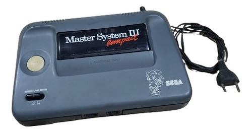 Master System 3 Compact Só O Aparelho. Com Defeito. Tela Preta!!!!