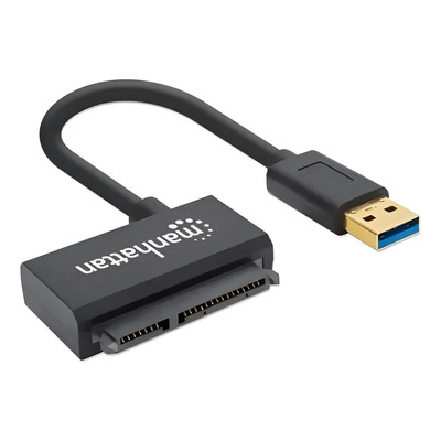 Adaptador USB 3.0 a SATA Manhattan 2.5 Azul 42cm Modelo 130424 | Envío gratis