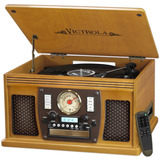 Tocadiscos Victrola Nostalgic 8 En 1 Con Bluetooth