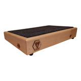 Pedalboard De Madera Tipo Pedaltrain P/ Efectos Natural