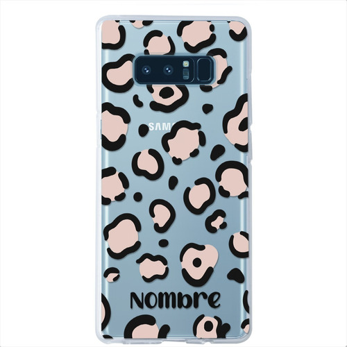 Funda Galaxy Animal Print Personalizada Con Nombre