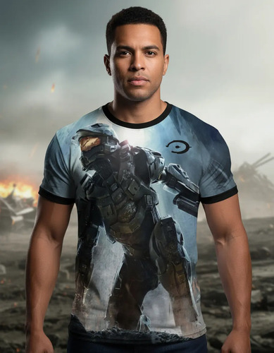 Playera Moda Adulto Series Video Juegos Jefe Maestro