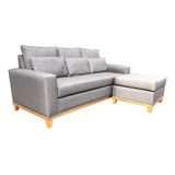 Sillon Esquinero Chenille Modelo Rustik Premium